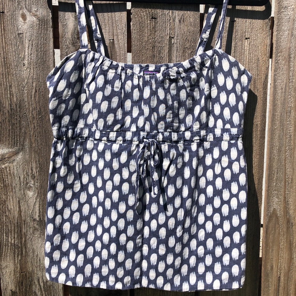 Patagonia Spaghetti Strap Empire Waist Top - Hemp/Organic Cotton - Women’s 10